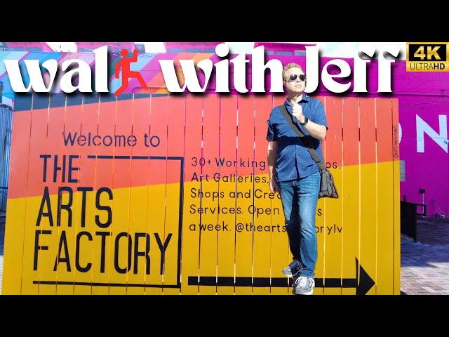 Walk With Jeff! LAS VEGAS Arts District WALKTHROUGH | Restaurants, Breweries and entertainment