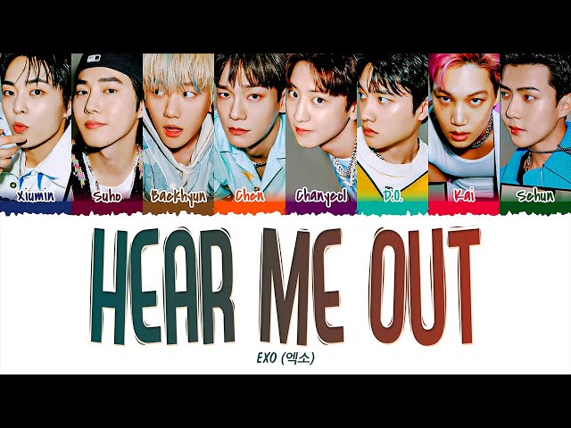 EXO (엑소) - Hear Me Out (1 HOUR LOOP) Lyrics | 1시간 가사