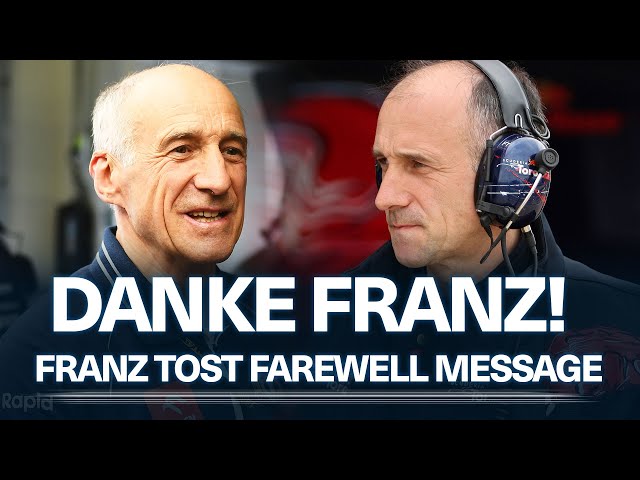 Franz Tost Farewell Message