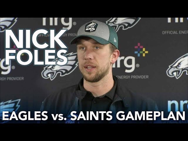 LIVE: Nick Foles reacts to showdown with Saints
