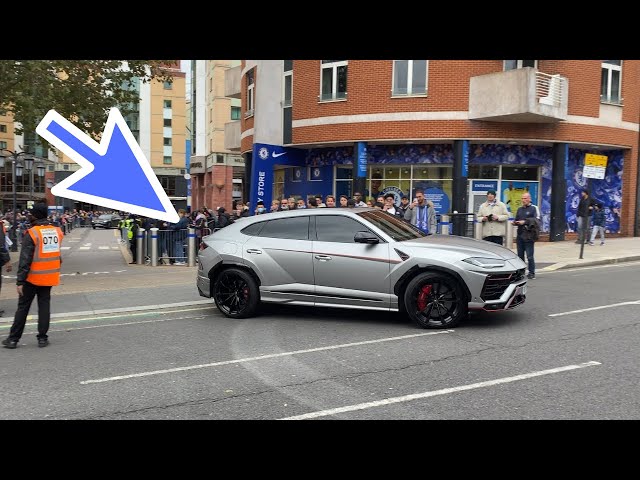 Chelsea Footballers luxury cars and happy Thomas Tuchel