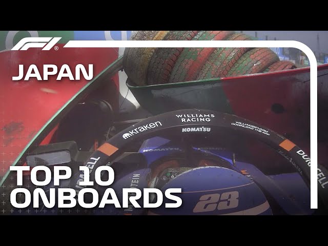 Ricciardo & Albon Lap One Drama! | The Top 10 Onboards | 2024 Japanese Grand Prix | Qatar Airways
