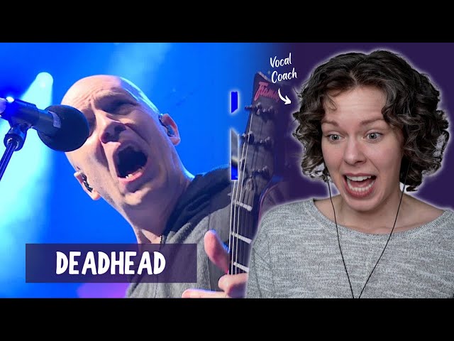 Vocal Coach Reaction to Devin Townsend performing "Deadhead" LIVE at Royal Albert Hall