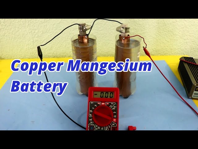 DIY Magnesium Copper Battery