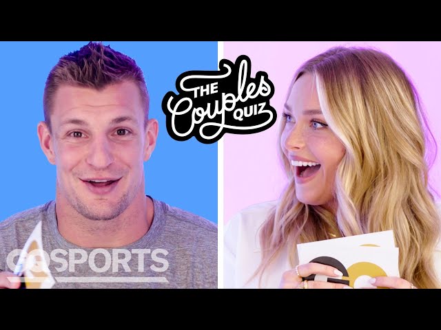 Rob Gronkowski & Camille Kostek Take a Couples Quiz | GQ Sports
