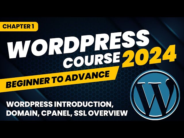 Domain - cPanel - SSL | WordPress Course - Beginner to advance - Chapter 1