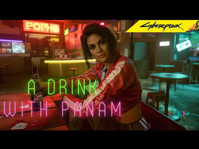 4K Synthwave 💫 Cyberpunk 2077 💫 A Drink With Panam