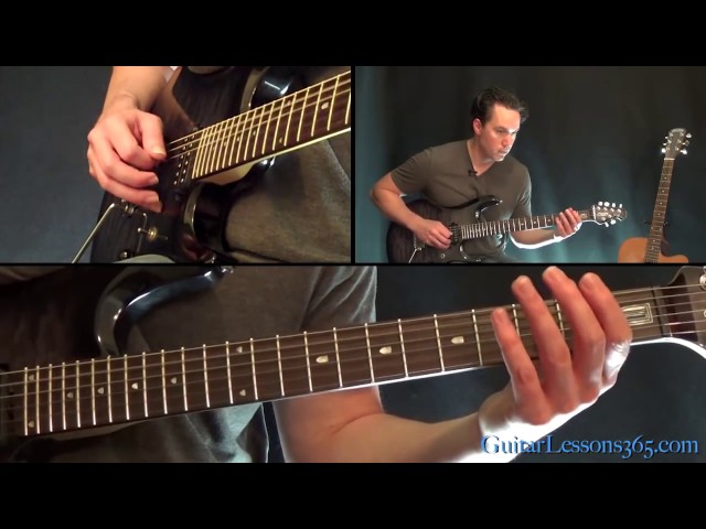 Metallica - One Guitar Lesson Pt.1 - Intro & Verse