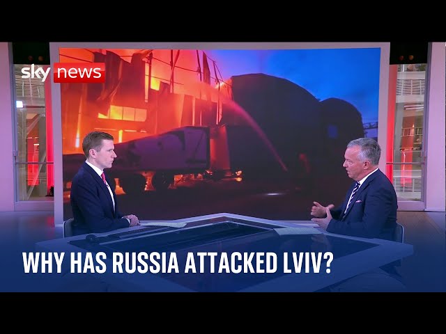 Ukraine War: 'Massive wave' of missile and drone attacks in Lviv