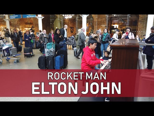 Elton John Rocket Man Piano Cover Cole Lam 12 Years Old