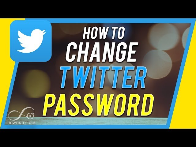 How to Change Password on Twitter