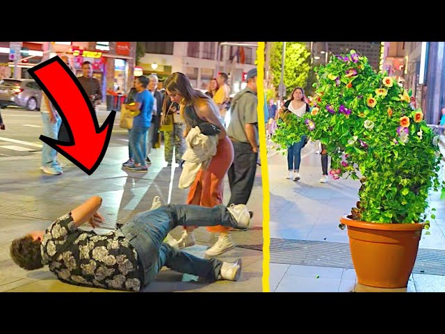 He Got Scared and Fell to The Ground 👻 Bushman Prank