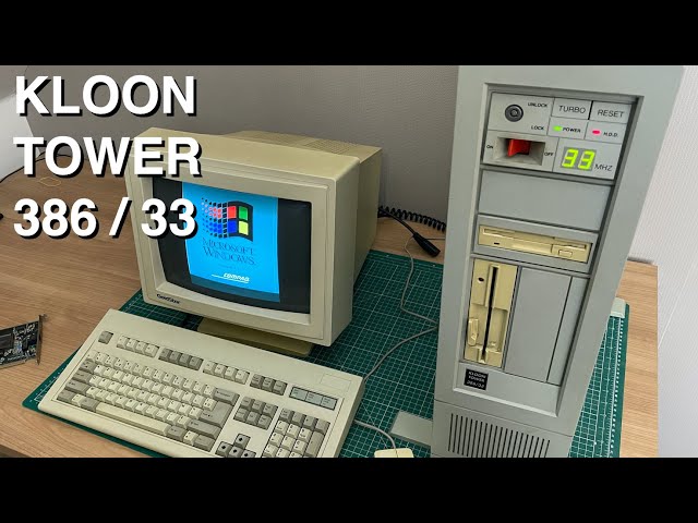 Kloon Tower 386 PC - First look #DOScember