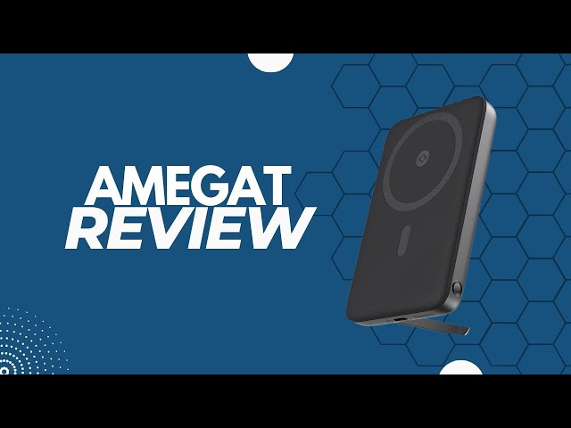 Review: AMEGAT Magnetic Battery Pack 6700mAh for MagSafe, Foldable Kickstand Wireless Portable