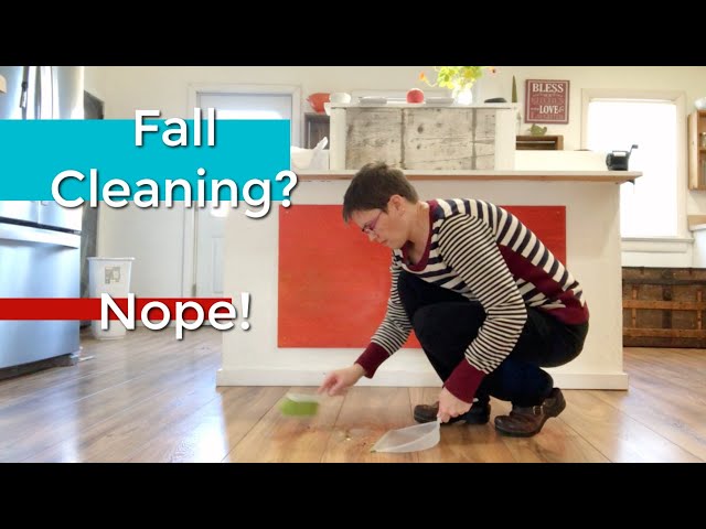 Do you want to say "No" to seasonal cleaning?