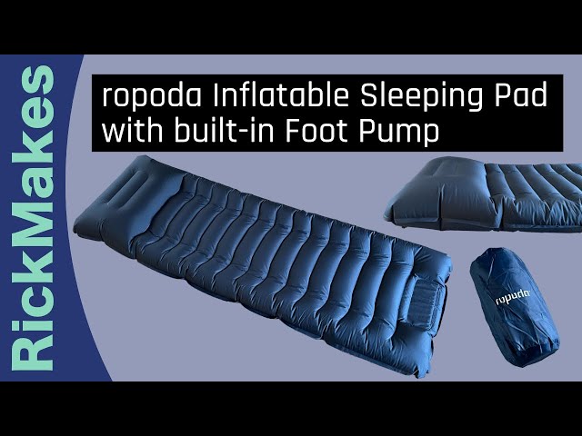 ropoda Inflatable Sleeping Pad with built-in Foot Pump