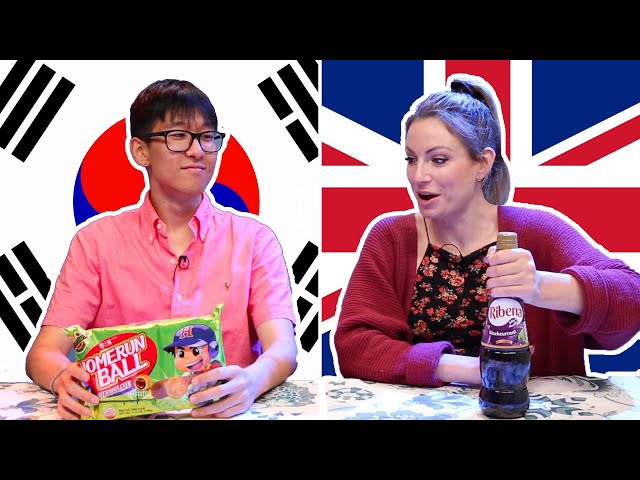Korean & British People Swap Snacks