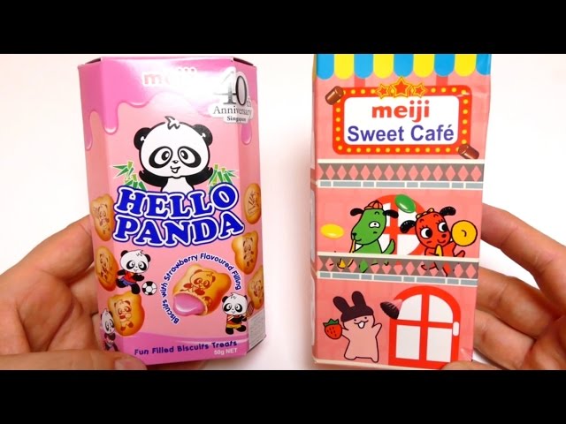 Meiji Sweet Cafe & Hello Panda Cookies from Japan 🇯🇵