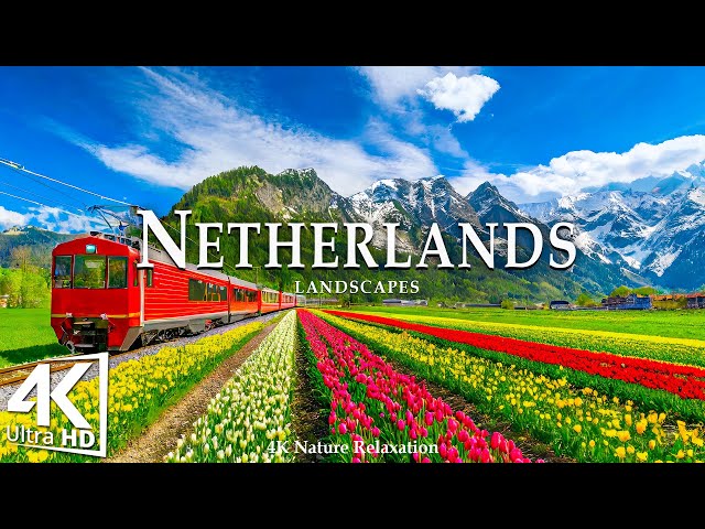 Netherlands 4K UHD - Scenic Relaxation Film With Calming Music - Video 4K Ultra HD