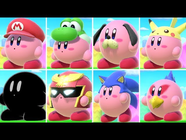 All Kirby Transformations in Super Smash Bros. Ultimate