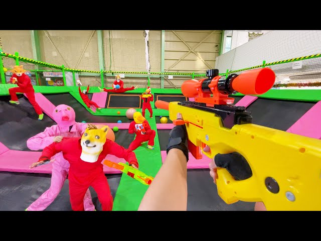 Nerf War | Amusement Park Battle 23 (Nerf First Person Shooter)