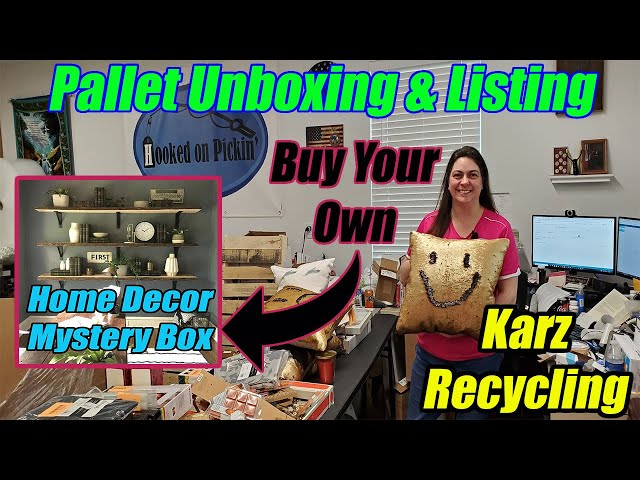 Karz Recycling Liquidator Pallet Unboxing & Profits - Buy Your Own Mystery Box! - Online Reselling