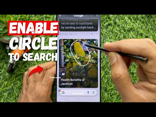 How to Enable Or Disable  Google Circle to Search on Samsung Galaxy S23/S24 Ultra