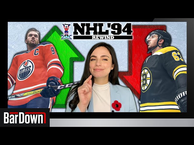 Which Game Has Better Player Ratings: NHL21 or NHL'94 Rewind?