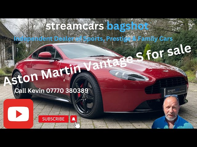 Aston Martin Vantage S for sale at Stream Cars Bagshot