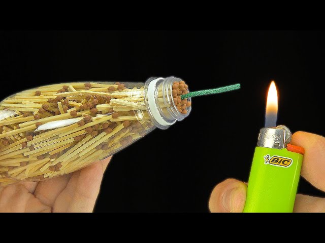 🔴Put matches in the bottle! And you will be surprised by the result!