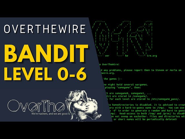 OverTheWire Bandit Walkthrough - Level 0 - 6