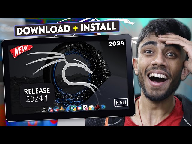 How to Install Kali Linux 2024.1 Version!🔥 New Wallpaper, Design & Apps Install Without Error⚡