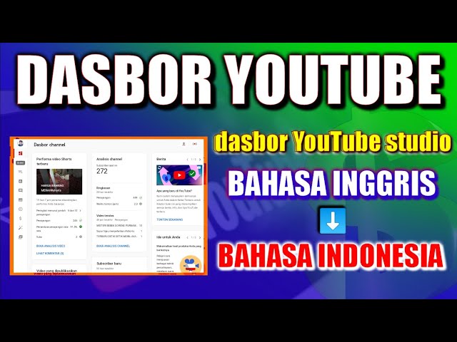 HOW TO CHANGE THE LANGUAGE ON YOUTUBE DASHBOARD