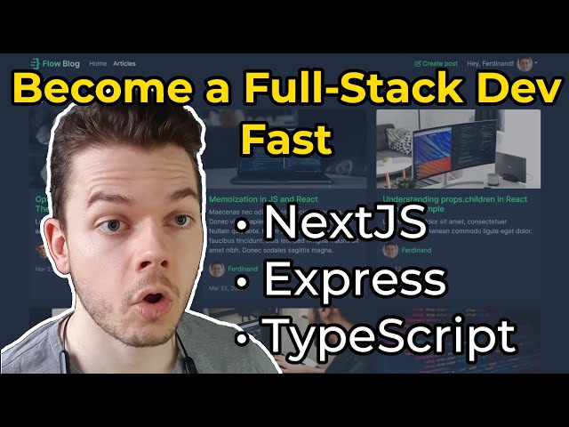 Get My Full-Stack NextJS with ExpressJS and TypeScript Course