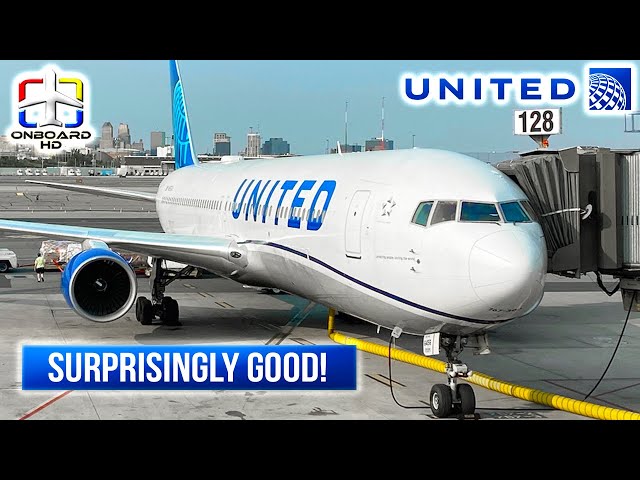 TRIP REPORT | First Time on United B767! | United Boeing 767-400 | Madrid to New York Newark