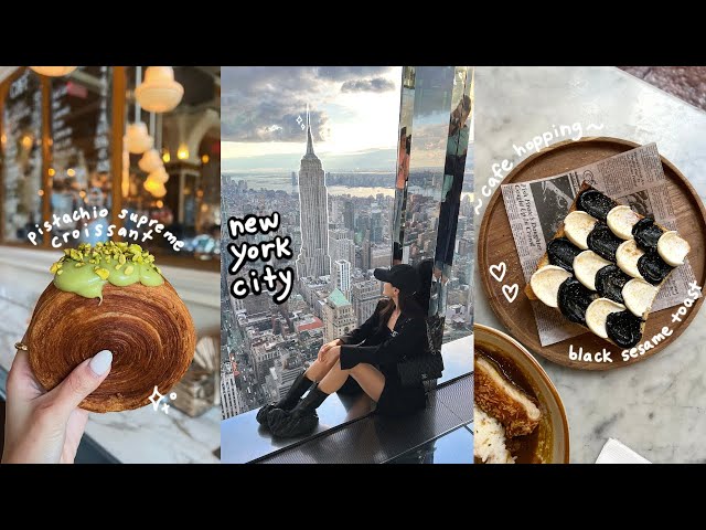 solo nyc trip 🚕🗽 cafe hopping, summit one vanderbilt, best cookie, ichiran ramen, supreme croissants