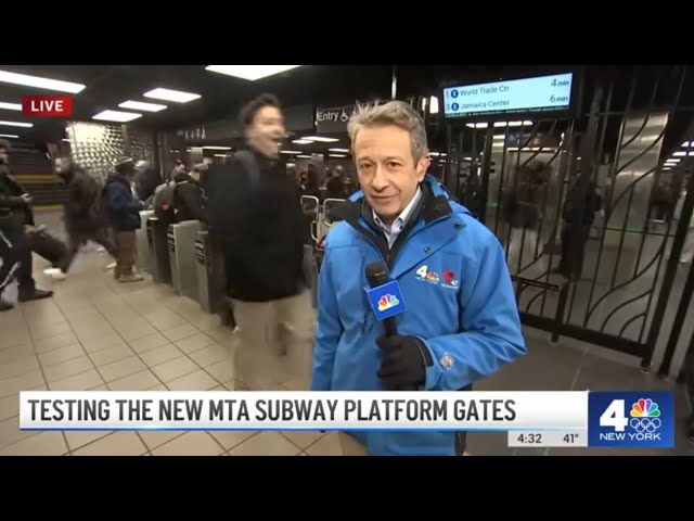 MTA defends new fare gates in subways despite people 'piggybacking' through | NBC New York
