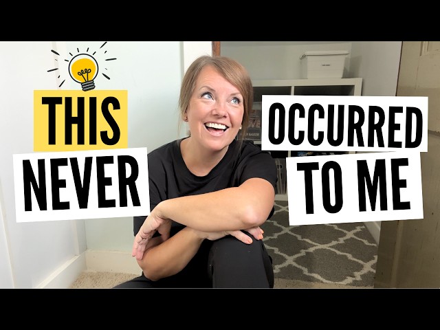 Organizing Epiphany! This changes everything! (Huge Storage Space Makeover)