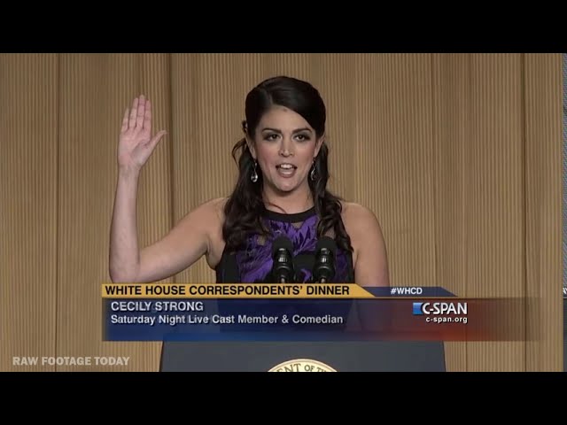 Cecily Strong White House Correspondents' Dinner 2015, full monologue