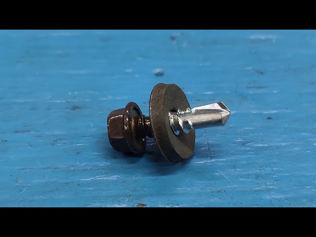 Amazing idea from a roofing self-tapping screw!!