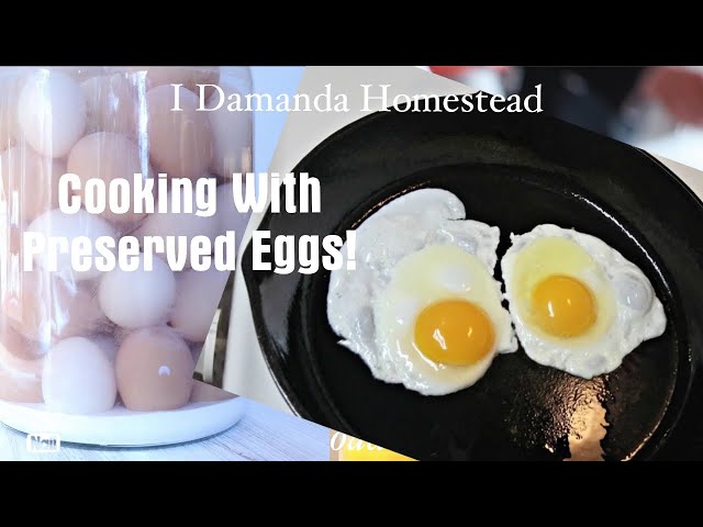 Cooking with Eggs Preserved in Lime Water, Including how to Hard Boil!