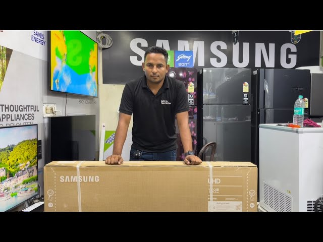 Samsung Crystal 4K UHD Smart TV 55 Inch | AU Series | Details,Demo,Unboxing