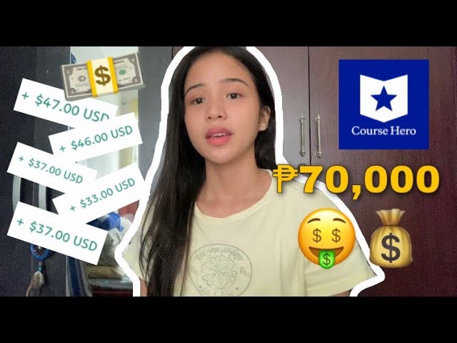 HOW I EARNED ₱70,000+ IN 3 MONTHS AS A STUDENT | Course Hero Tutor