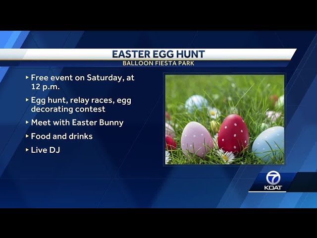 Easter egg hunt at Balloon Fiesta Park