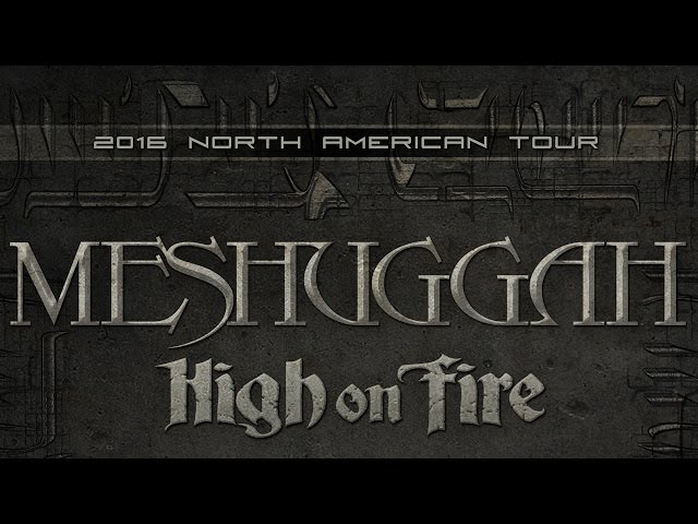 MESHUGGAH - 2016 North American Tour (OFFICIAL TRAILER)