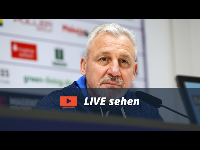 Livestream Erzgebirge Aue: Pressekonferenz mit Pavel Dotchev vor Derby in Dresden | Sport im Osten