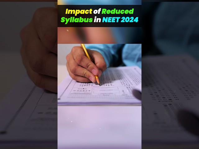 📚 Impact Of Reduced Syllabus in NEET 2024 📊 #shorts #neetsyllabus #neet2024 #vanimam