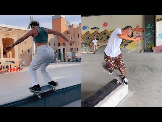 These Tricks Are Getting Hot (Crazy Skateboarding Tricks)