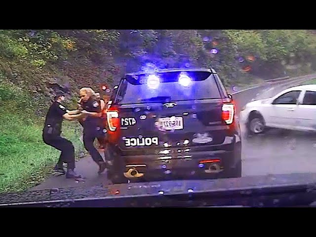 Most Unbelievable Moments Caught on Police Dashcam !