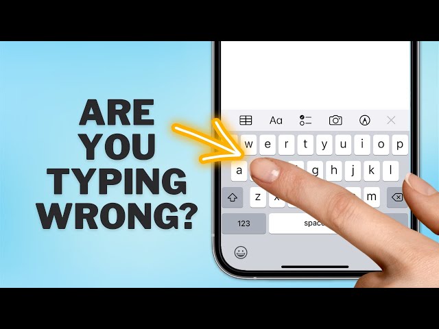 Hate typing on your iPhone? Watch these 10 TIPS!